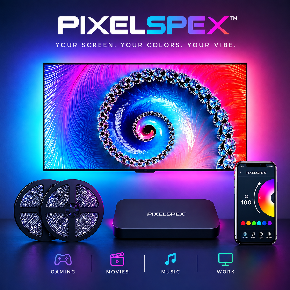 🌈 PixelSpex™ — Turn Your Screen Into An Experience